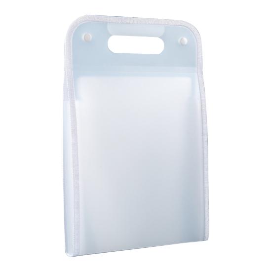 Expanding File Folder 13 Pockets Accordion File Organizer with Handle Plastic Clear Document Organizer Hold A4 Letter Size Paper