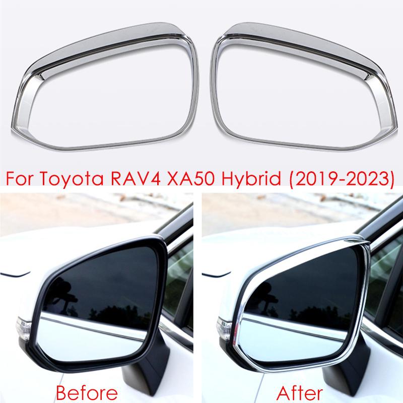 Для Toyota RAV4 RAV 4 XA50 Гибридный Автомобиль Козырек Накладка На Зеркало Заднего Вида Защита От Дождя Аксессуары