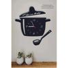 Kitchen Wall Clock With Pot Cover Model - Name Can Be Written - Kitchen Clock