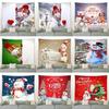 Christmas Cartoon Naughty Snowman Tapestry Living Room Sofa Home Decoration Christmas Gift