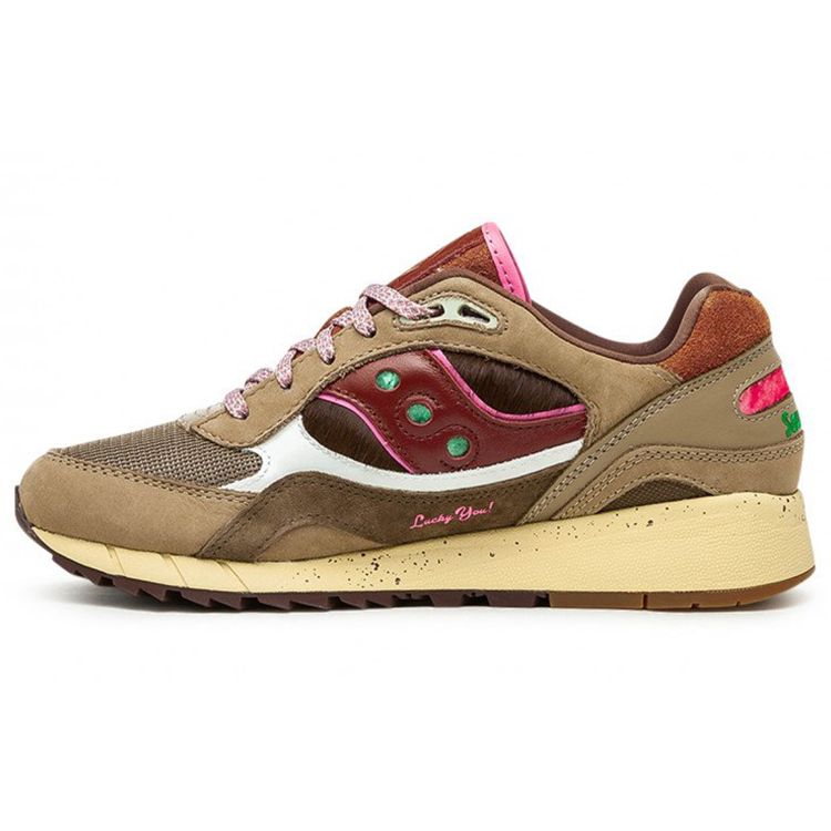 Особенность x Saucony Shadow 6000 Chocolate Chip Унисекс Кроссовки Коричневый Бренди Розовый S70607-1