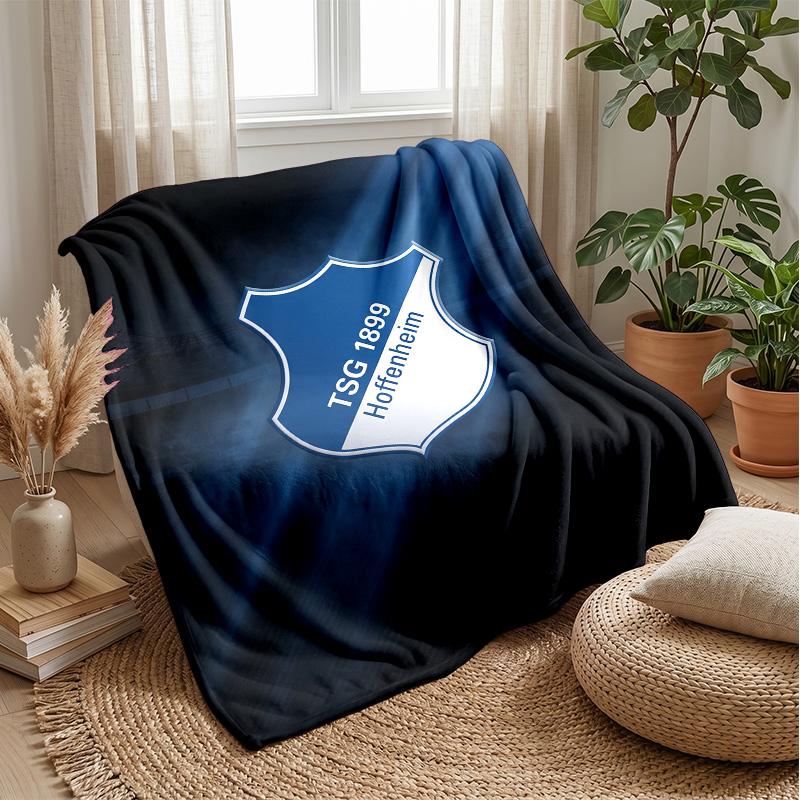 TSG Hoffenheim FC Soft Flannel Fleece Blanket Lightweight Cozy Warm Throw Blanket For Sofa Bed Home Decor