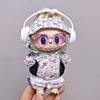 Новая одежда для куклы Лабубу, костюм с капюшоном для защиты от солнца, модная одежда для модной куклы