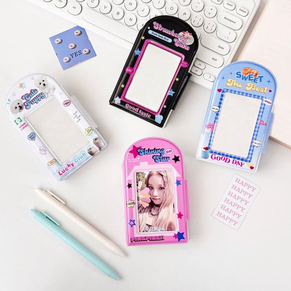 3 Inch Mini Photocard Binder Y2k Cartoon Idol Card Collect Book Cute Card Album