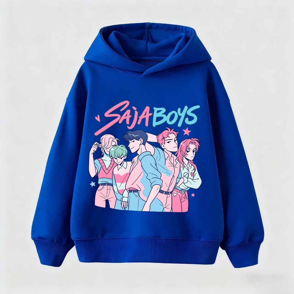 K-pop Охотники на демонов Милое худи для детей Аниме Милая толстовка с капюшоном Мальчики Девочки Весна Осень Мода Спортивные худи Подарки