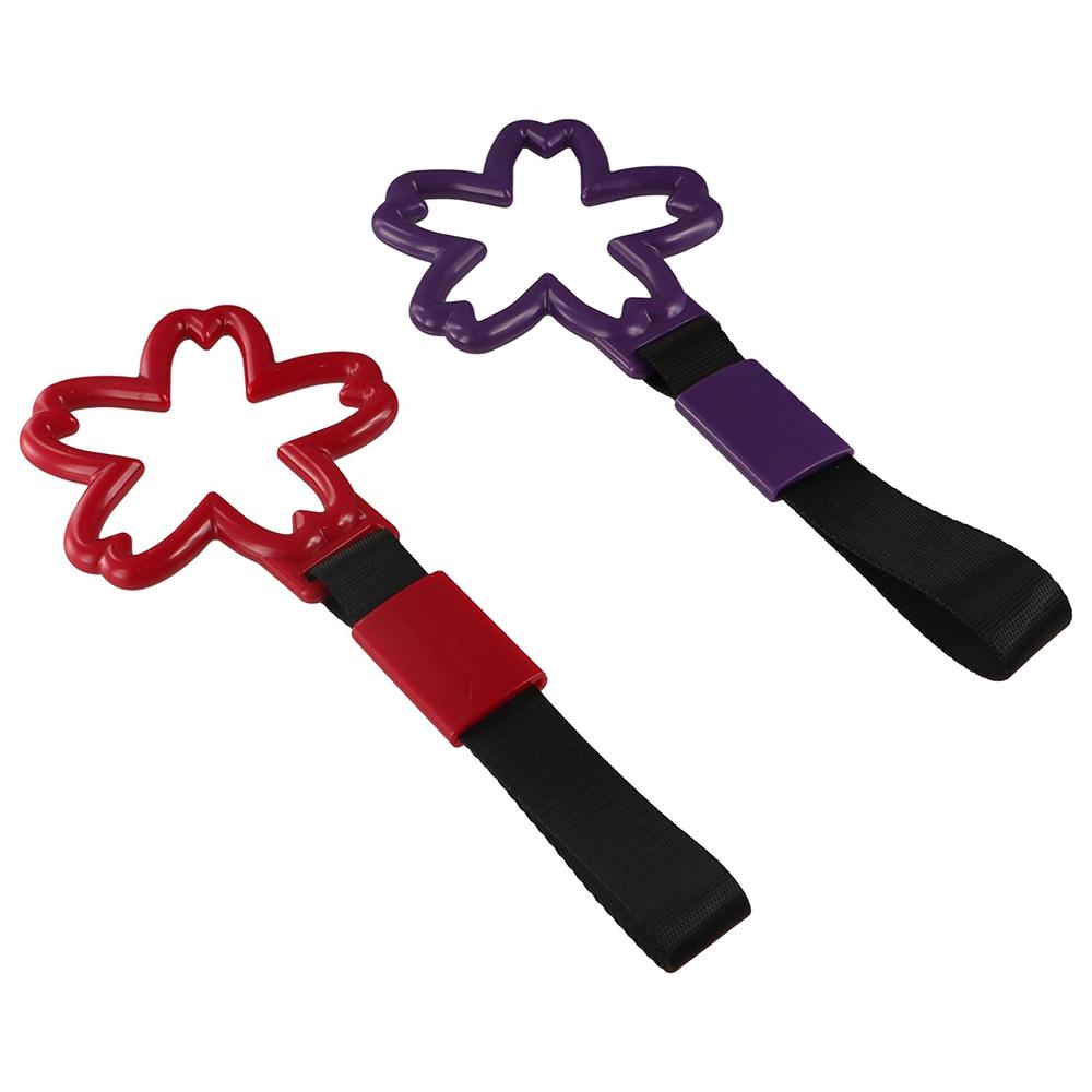 Decorative Handle Charm Car Hand Pull Ring Handle Strap Rear Bumper Warning Ring Car Handrail Belt