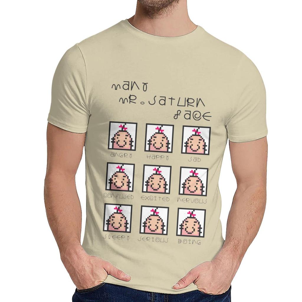 Футболка с круглым вырезом, многоликая, для фанатов игры Earthbound Mother, безумная, для мужчин, натуральный хлопок La