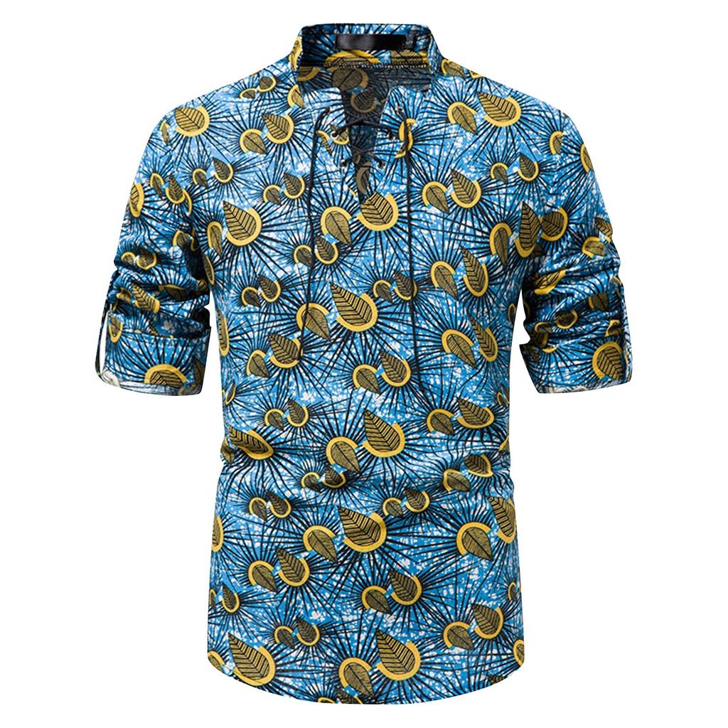 Модная хлопковая льняная рубашка с длинным рукавом и принтом, пляжный топ для йоги