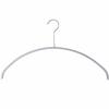 MAWA Economic 40 Hangers of Round Ideal for and Rotating x x cm [Set 10, Silver] - Slim, Space-Saving, Non-Slip Coating, Hangers, Knits, Shirts,