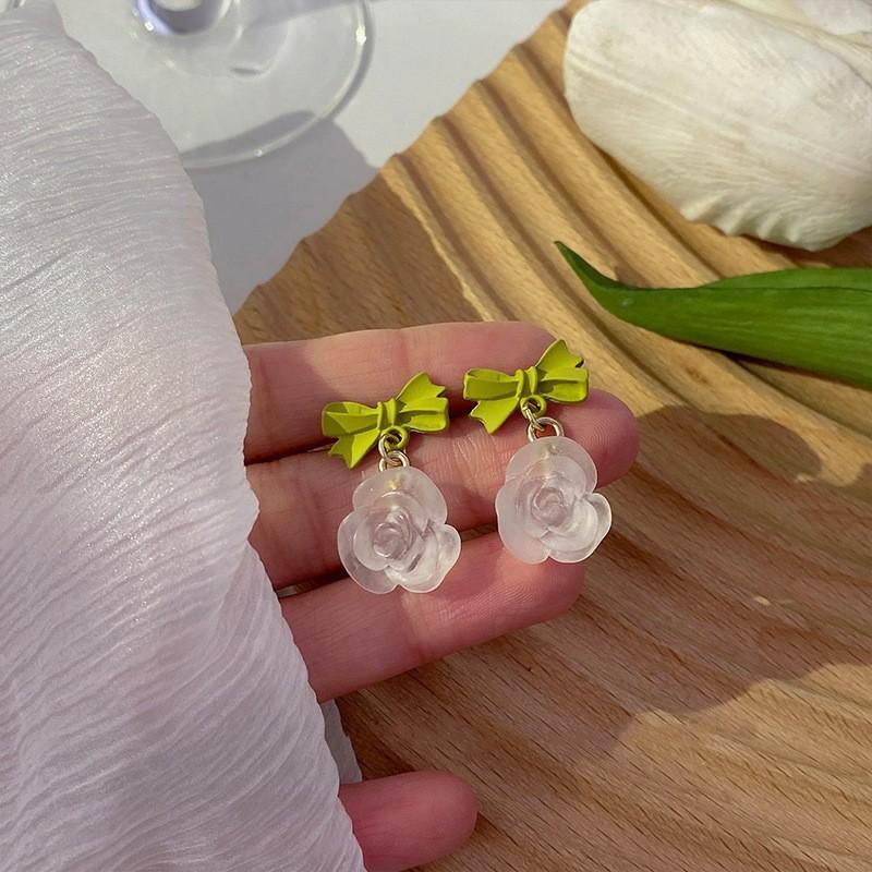 Серьги-тюльпаны из серебра 925 пробы Женские модные серьги в стиле легкой роскоши Нишевые серьги Бесплатные высококачественные крючки для серег