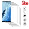 5PCS HD Tempered Glass Screen Protector For OPPO Find X5 X3 Lite A78 A38 Reno 8 7 Pro Plus 7Z 5 Lite A74 A54 A53 A17 A16K Glass