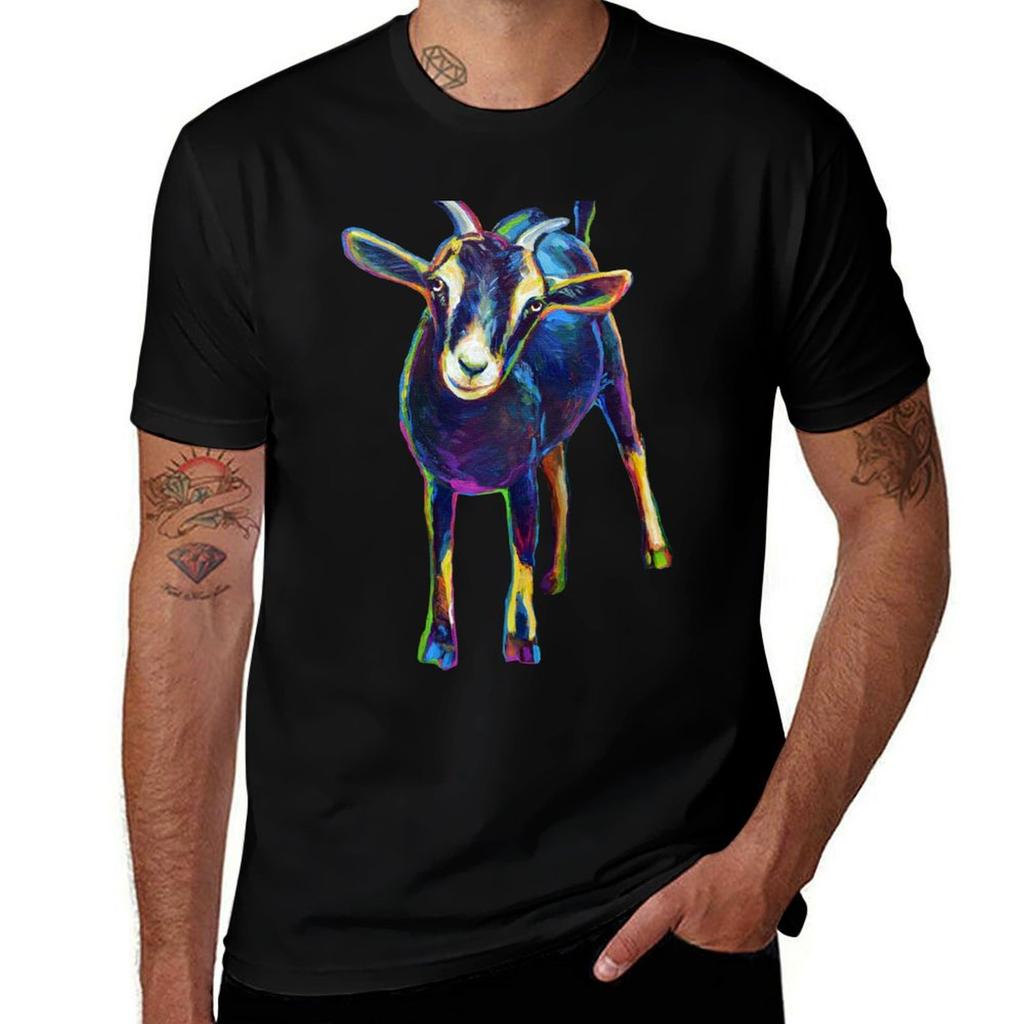 Gertie The Goat Star Of The Show Tshirt Basic Casual Short Sleeve Cotton Shirt