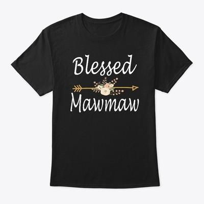 Стандартная футболка унисекс «Blessed Mawmaw» на День благодарения
