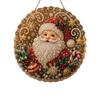 Decorative Christmas Tree Baubles Faux Pearl Art Kit, DIY Rhinestone Gem Painting Craft, Santa Festive Home Decor Items Stocking Elk Pattern