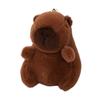 Cute Toy Simulation Capybara Pendant Cartoon Capybara Fluffty Animal Doll  Birthday Gift
