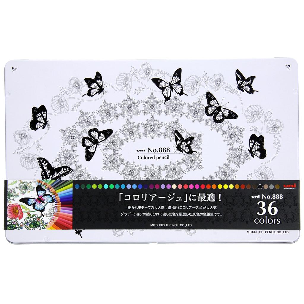 Mitsubishi Pencil Цветные карандаши 888 36 цветов K88836C №