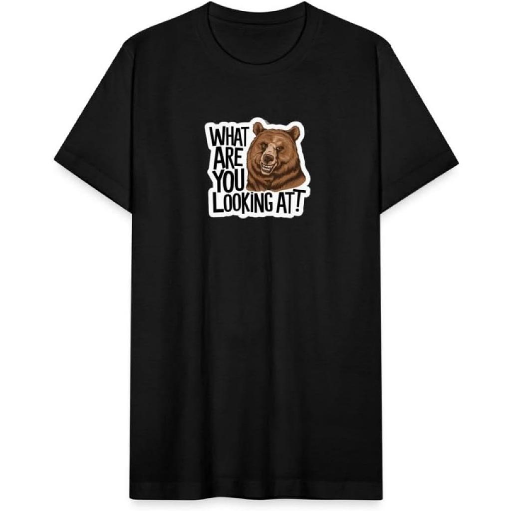 WhatareyoulookingAT T-Shirt Sweatshirt Hoodie Tanktop for Men Women Kids Black
