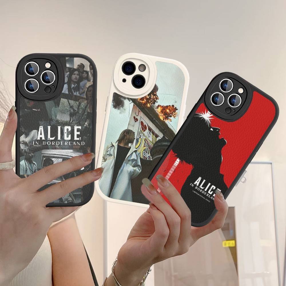 Чехол для телефона Alice In Borderland TV Suspense для iPhone 16 15 14 13 12 11 Pro Max Plus Кожаный чехол