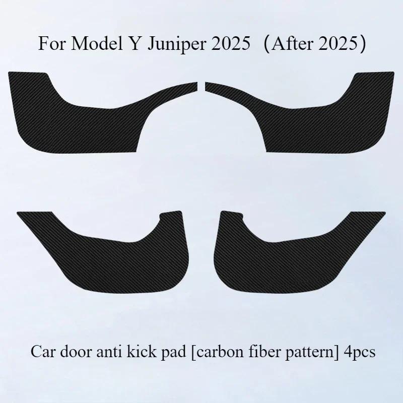 Car Door Anti Kick Pad for Tesla Model Y Juniper 2025 Door Panel Protective Pad Seat Side Kick Mat Anti Stepping Pad Accessories