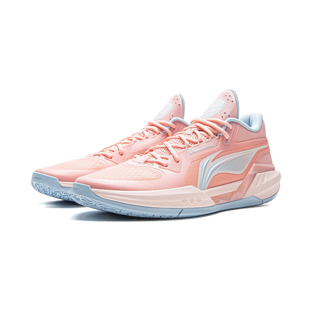Баскетбольные кроссовки Li Ning Light Speed 3 mid Мужские Низкие Розово-красный/Небесно-голубой ABPV019-5