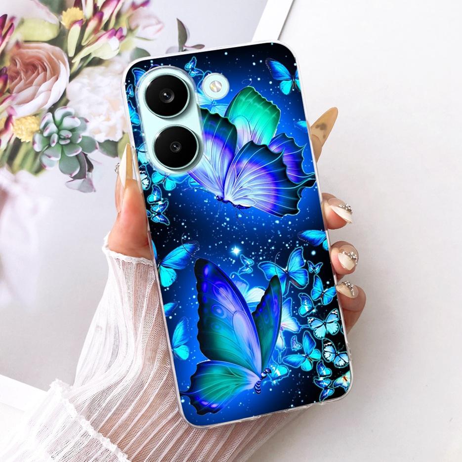 For Xiaomi Poco X8 Pro 5G Case Cute Cat Peacock Painted Cover Soft Slim Phone Case For Xiaomi Poco X8 Pro Max PocoX8 Pro 5G Bags
