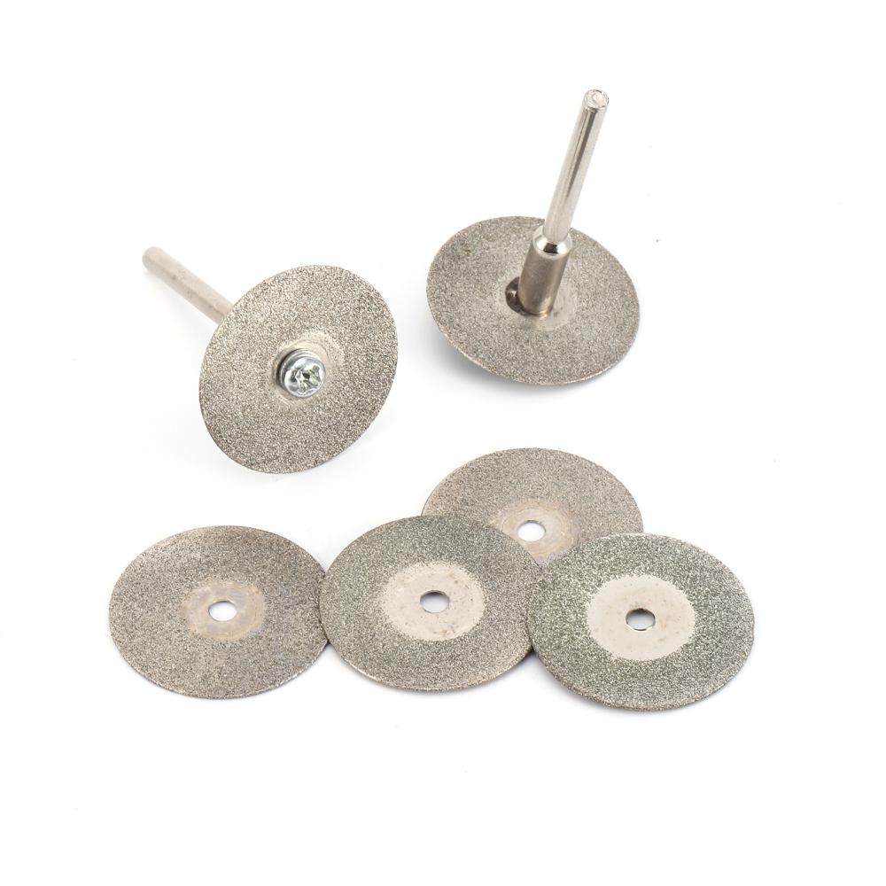Cutting Dia. Small Diamond Cutting Wheel with Mandrel Cutoff Disc Blades Rotary Cutter Tool Kit for Ceramic Metal Stone Tile