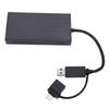 USB 3.0 или USB C на двойной HD-разветвитель 2-в-1 USB-адаптер вывода HD Поддержка 4K 2K Расширенный дисплей для ПК Ноутбука