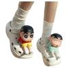Мультяшные Аниме Фигурки Крейон Шин-чан Подвески для Обуви 3D Куклы для Croc Кроксы Сандалии Шин-чан Украшение для Обуви Подарки