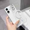 Безрамочный для Magsafe Ультратонкий ПК Чехол для iPhone 17 Air 16 15 14 13 12 11 Pro Max Plus 16e Для Apple Беспроводная Зарядка Чехол