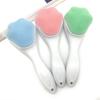 Silicone Face Scrubber Handheld Cat Paw Design Facial Cleansing Brush for Exfoliating Massaging Blackheads Removal Boby Lotion Application