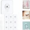 Picture Hangers Self Adhesive Picture Hangers Hooks Waterproof Adhesive Wall Hooks Wall Picture Hanger Wall Hangers for Home Kitchen Bathroom Office