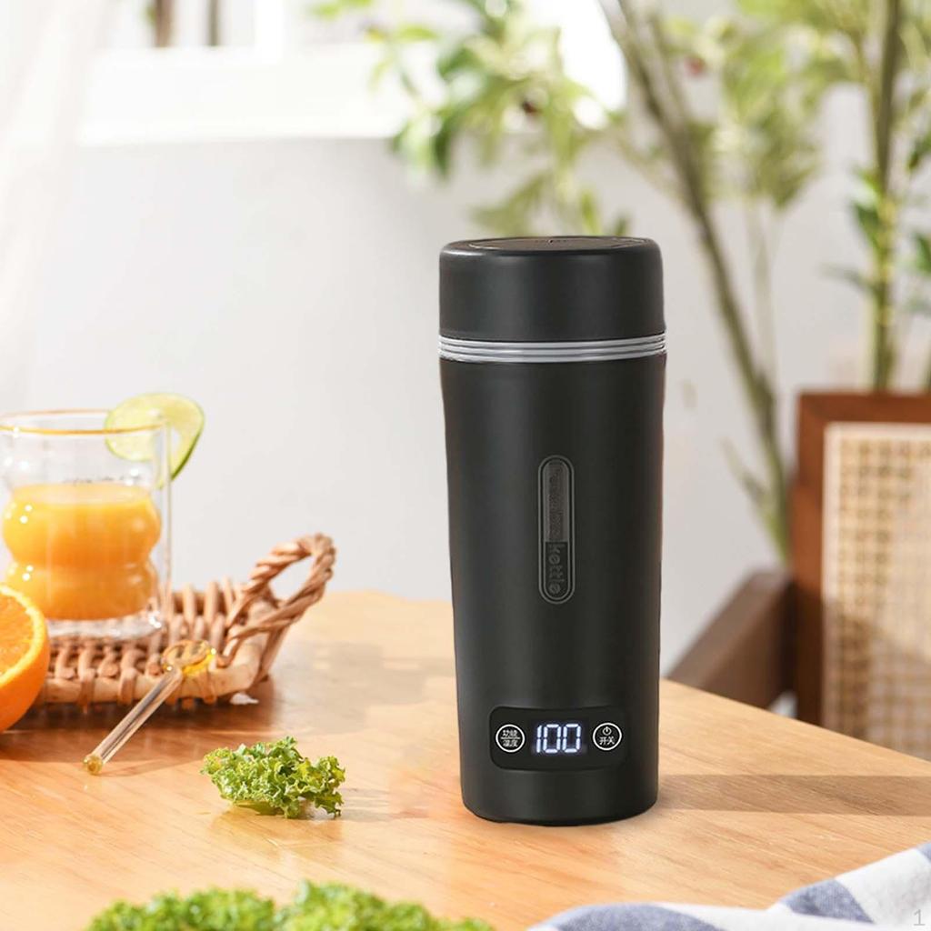 Портативный чайник на 350 мл с автоматическим отключением кофе для офиса, отеля, дома, белый