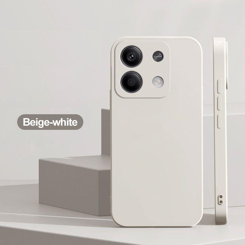 Для квадратных жидких силиконовых чехлов для телефонов Xiaomi Redmi Note 13 14 Pro 5G противоударный задний чехол