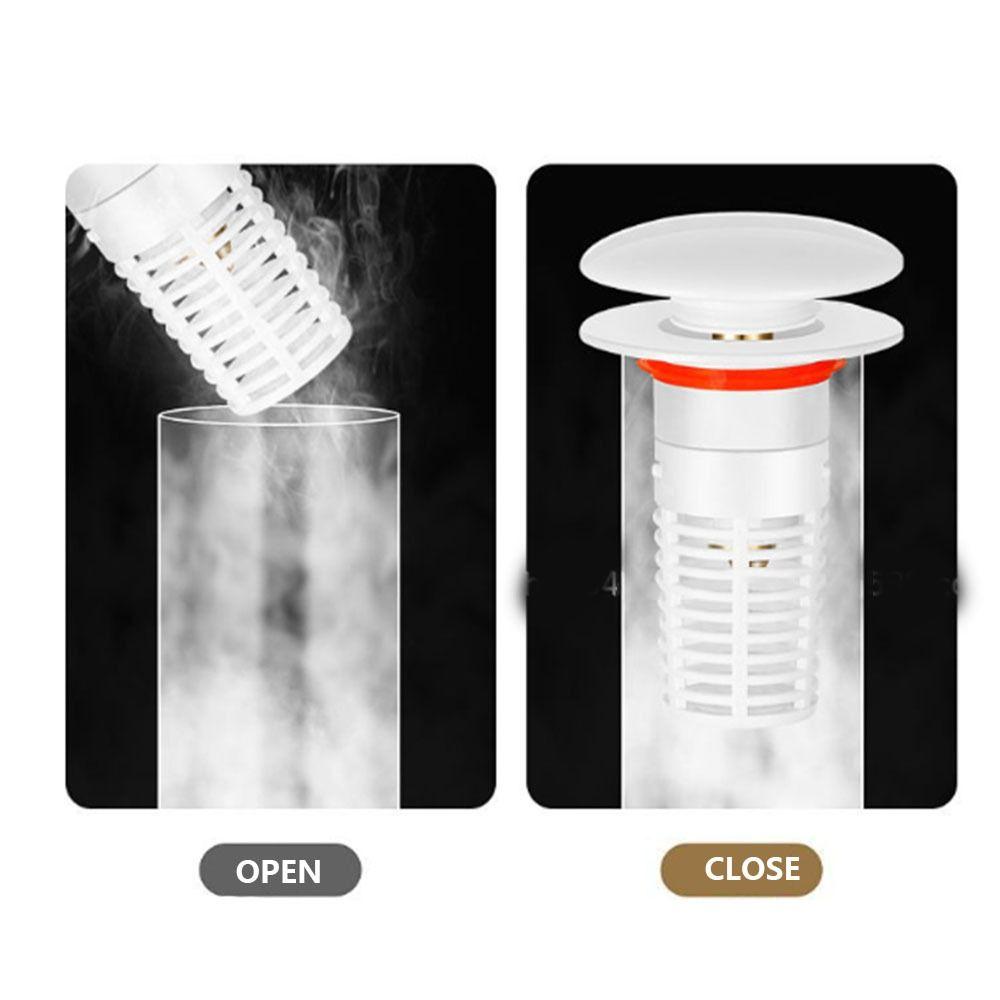 Rapid Drainage Pop-Up Bounce Core No Overflow Sink Drain Plug Wash Basin Drain Filter  Shower