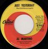 7inch Record AL MARTINO - Just Yesterday 5702 Capitol Records 1966 US Pop Used