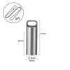 Titanium alloy Waterproof Pill Box Portable Travel Mini Sealed Can Pill Container Small Tool Parts Storage Bottle With Keychain 4