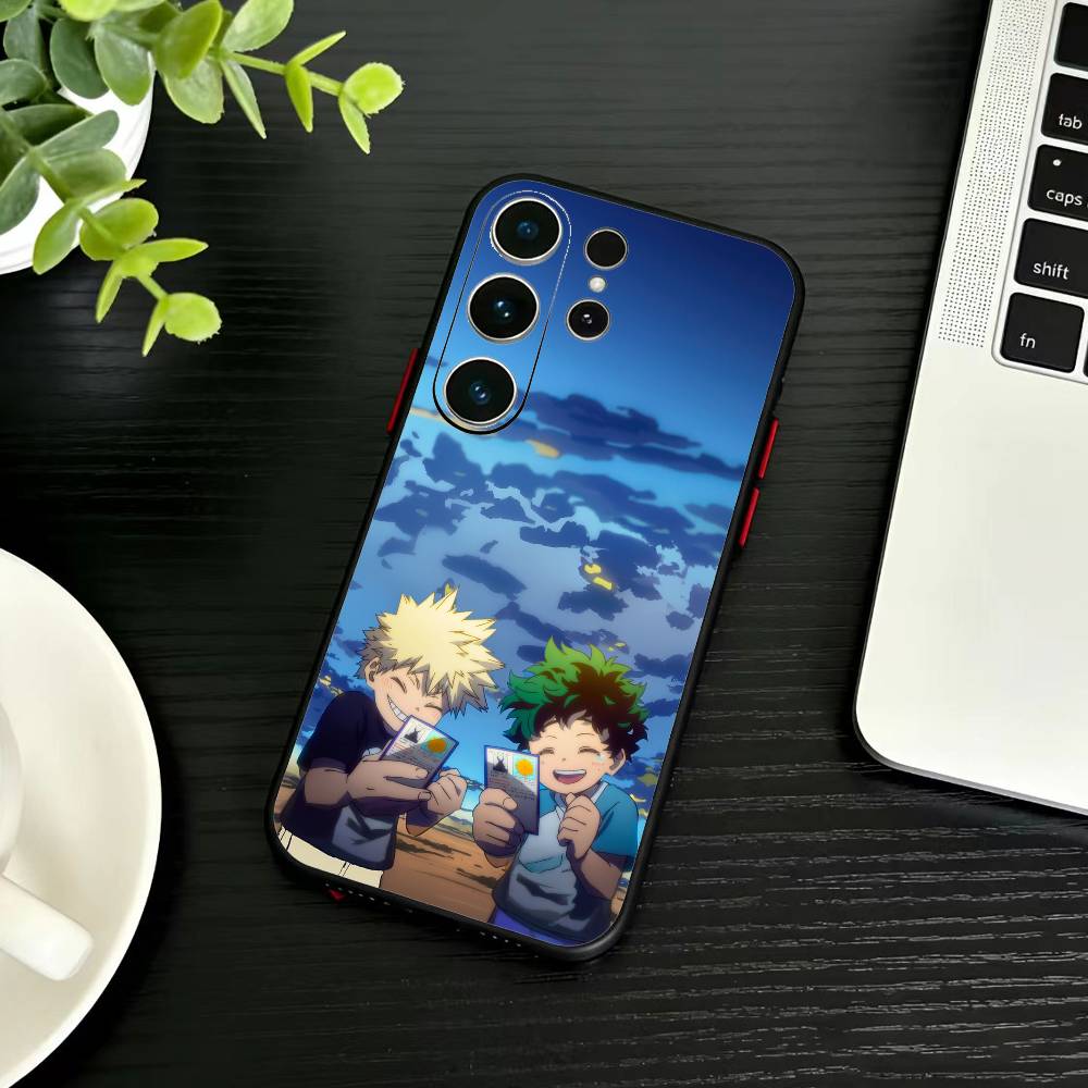 Чехол для телефона Katsuki Bakugo R-Hero Academia Для Samsung S26,S25,S24,S23,S22,S21,S20,Ultra,Plus,FE Черный Мягкий Чехол