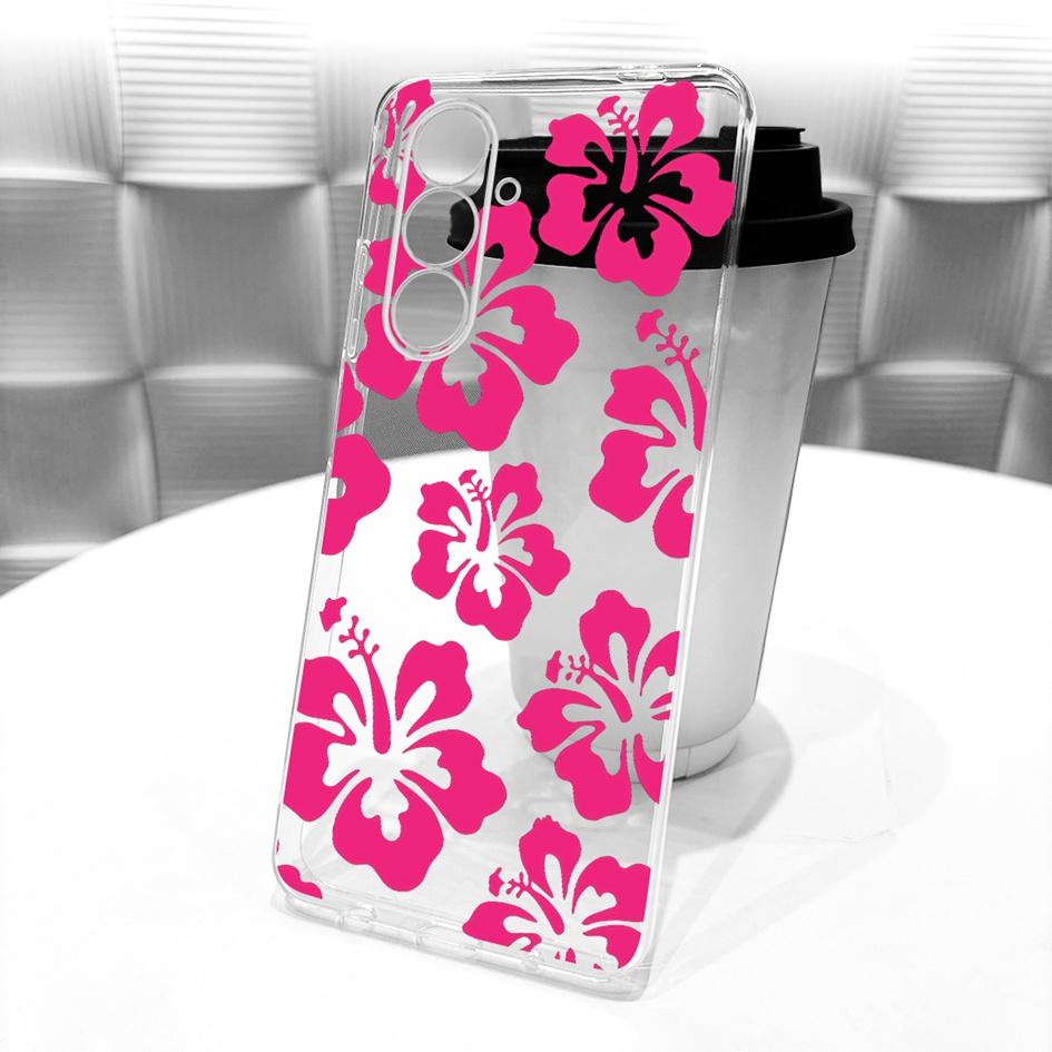 Чехол для Samsung Galaxy A17 A37 A57 5G Чехол Новый Стильный Цветок Прозрачный Мягкий Силиконовый Чехол для Телефона для Samsung A 17 A 37 A 57 Бампер
