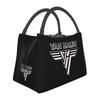 Van Halen 5150 Логотип Изолированная Сумка-ланчбокс для Женщин Хранение Бенто Контейнеры для Еды Портативный Контейнер Термосумка Сумка-тоут