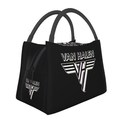 Van Halen 5150 Логотип Изолированная Сумка-ланчбокс для Женщин Хранение Бенто Контейнеры для Еды Портативный Контейнер Термосумка Сумка-тоут