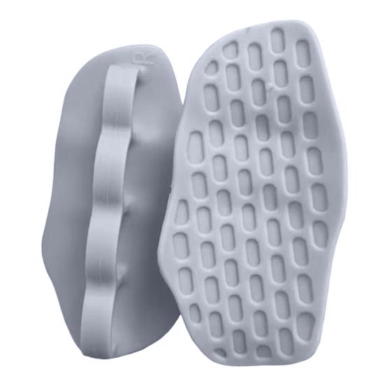 1 Pair 4-Holes Anti-Slip Silicone Workout Grips Men Women Hand Palm Protection Weight