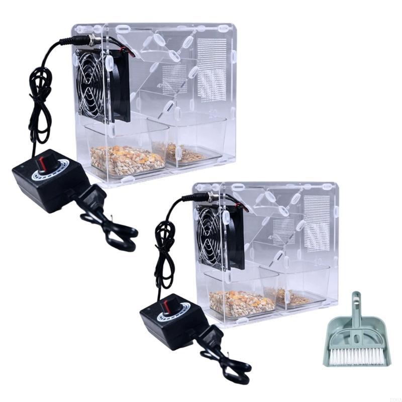 Bird Grains Blowing Machine Adjustable Speed Fan Bird Seed Shelling Machine for Easy Cleaning and Maintenances