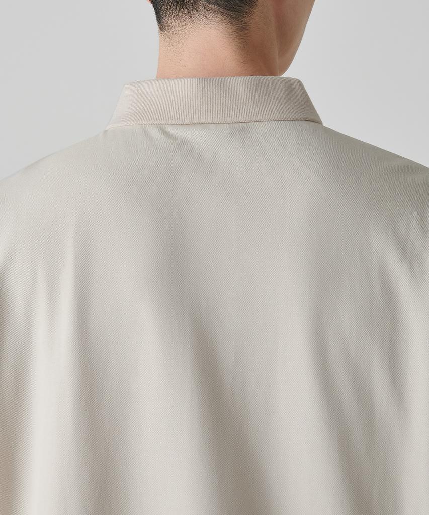 MUSINSA STANDARD [Cooltandard] Relaxed Fit Pique Polo Shirt [Ecru]