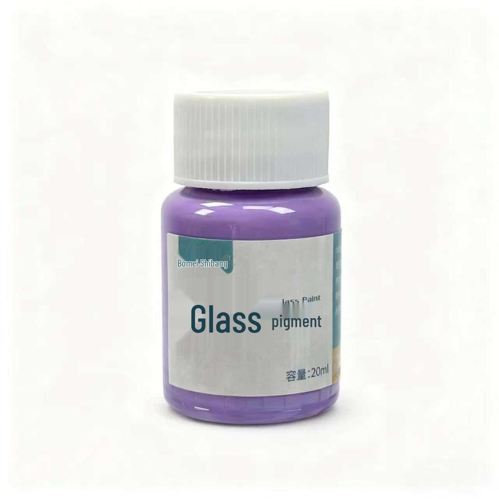20ml Children's Non-Bake Glass Paint for DIY & Creative Glass Decoration - Waterproof & Handmade