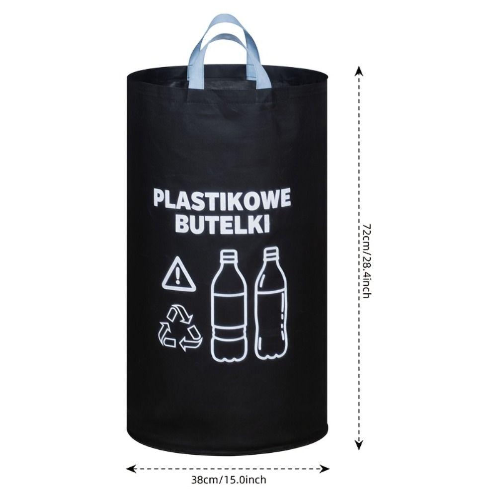 Foldable Collapsible Storage Bin Oxford Cloth Bottle Recycling Container Kitchen Classification