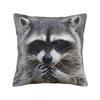 Funny Raccoon Throw Pillow Case cm Sofa Cushion Cover Velvet Polyester Pillowcase Doublesided Printing