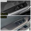 Window Lift / Head Light / Steering Wheel / Gear Shift Panel Cover Trim For MG 4 EV  2024 Carbon Fiber Accessories Interior