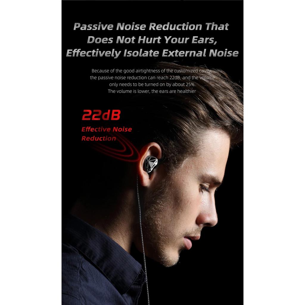 QKZ AK7 Медные Проводные Наушники HiFi Bass Stereo Super Clear Gaming Headset Music Sport 3,5 мм AUX Наушники-вкладыши с микрофоном