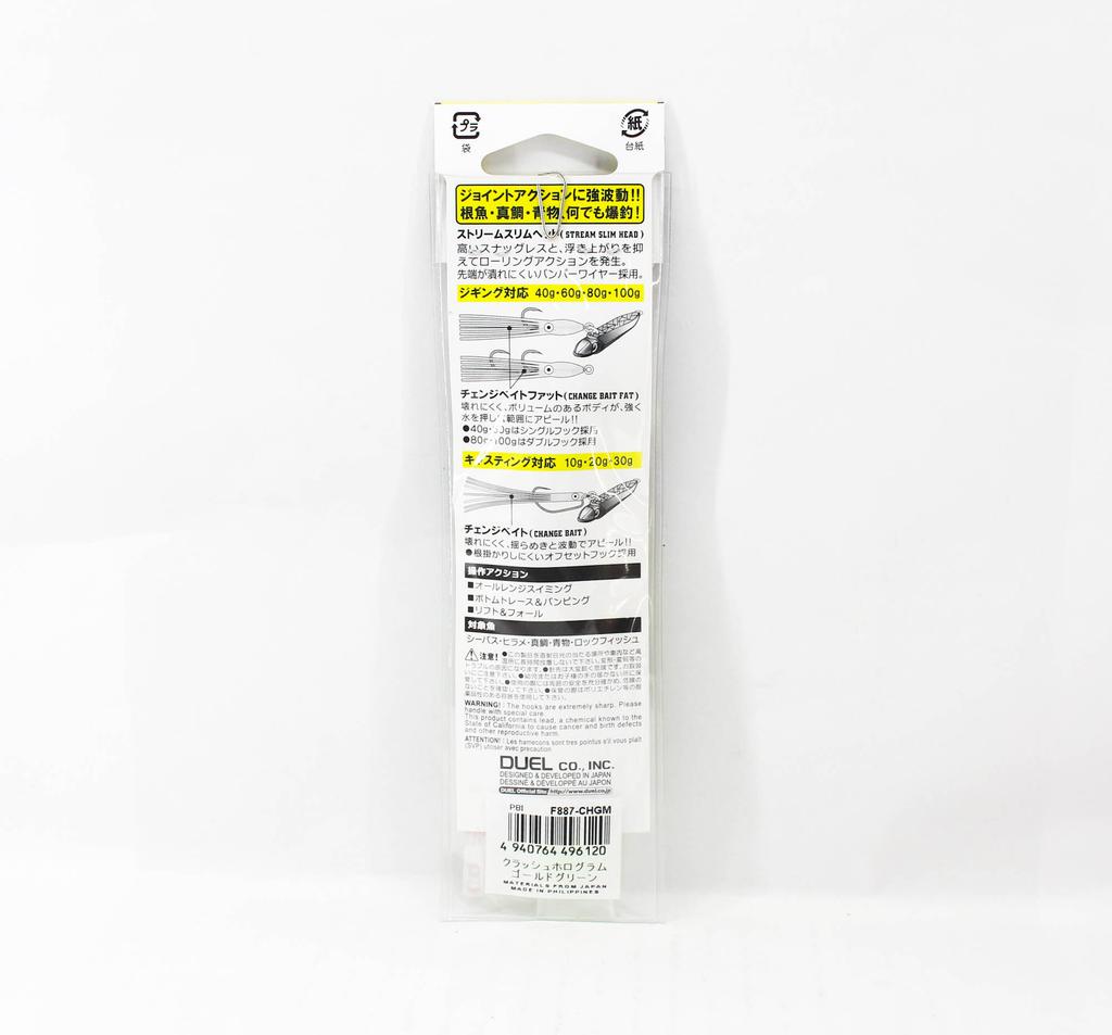 Yo Zuri Salty Bait Inchiku Rubber Jig 60 Grams F887-CHGM (6120)