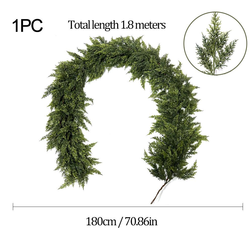 Artificial Pine Cypress Christmas Vine Decorations